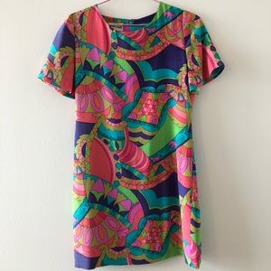 Vintage Pucci-like Silk Mini Dress